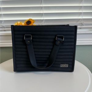 RadRev matte black boxy tote crossbody